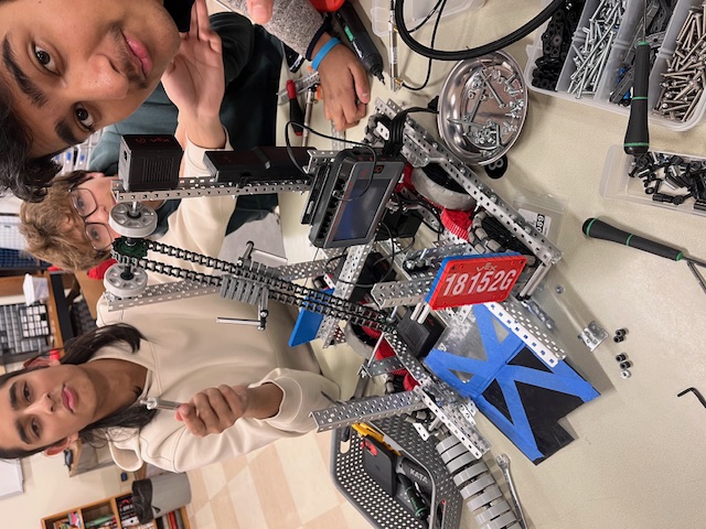 GHS Robotics team at Saints Robotics HS VEX V5 Push Back